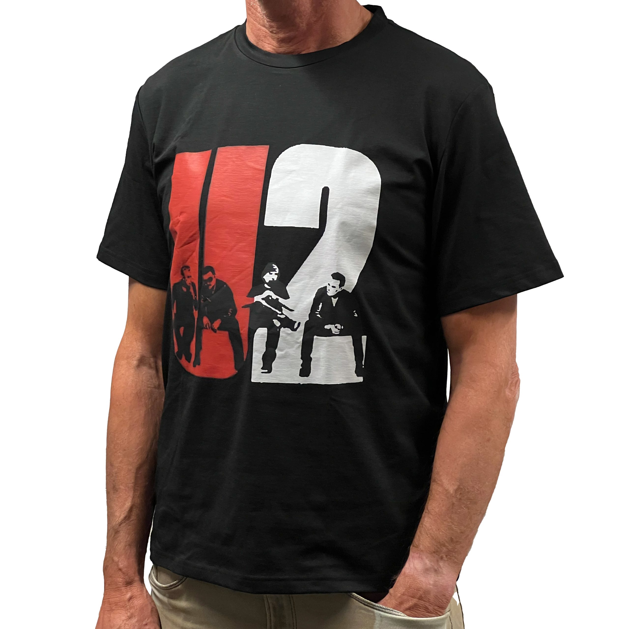 SHIRT - U2, ZWART (L)