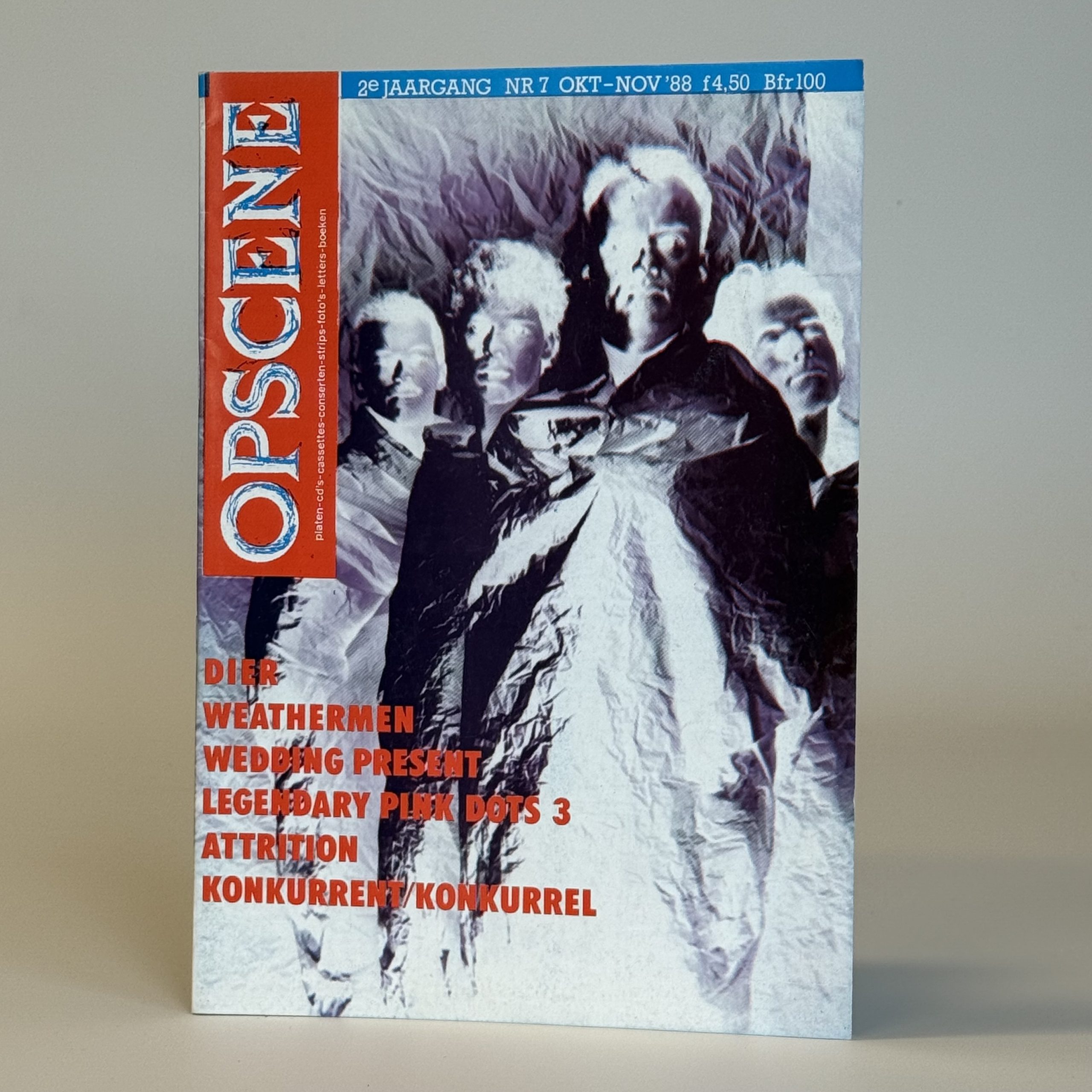 OPSCENE NR. 7  OKT-NOV 1988 - WEDDING PRESENT & LEGENDARY PINK DOTS EDITIE