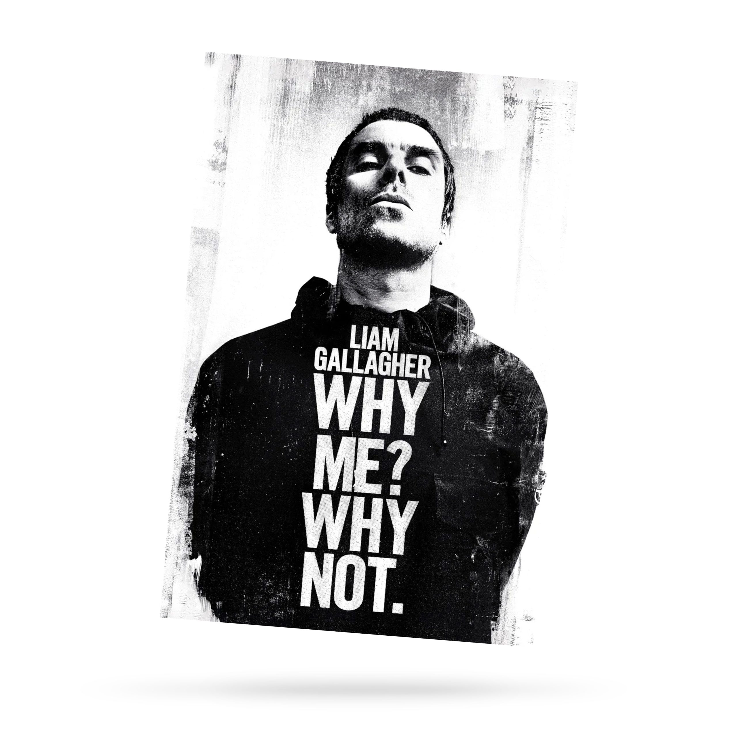 LIAM GALLAGHER - WHY ME WHY NOT (POSTER)