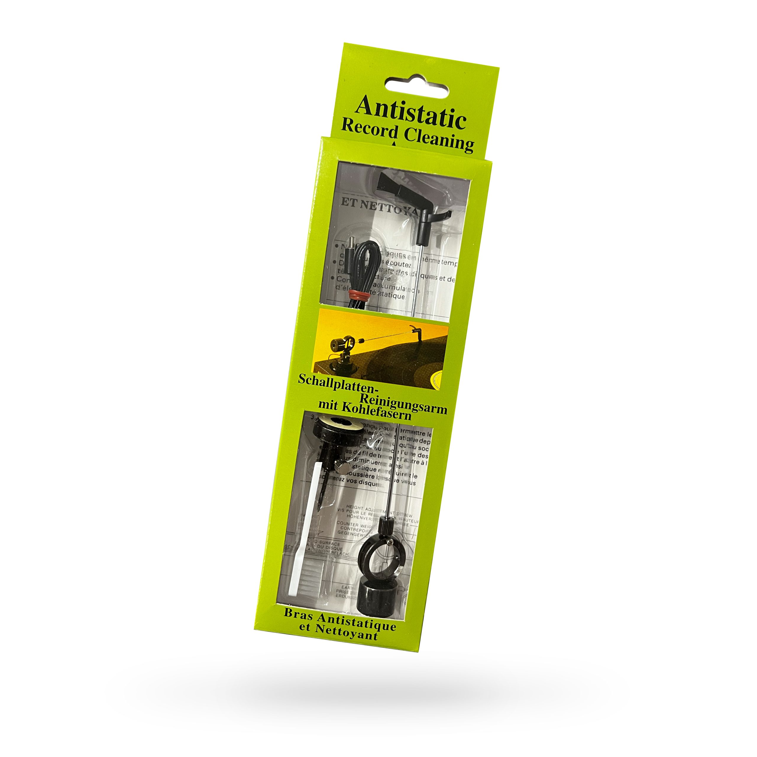REINIGINGSARM MET CARBON FIBER BORSTEL