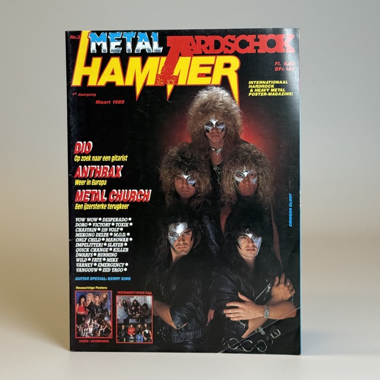 METAL HAMMER, HARDSCHOK, MAART 1989 (TWEEDEHANDS)