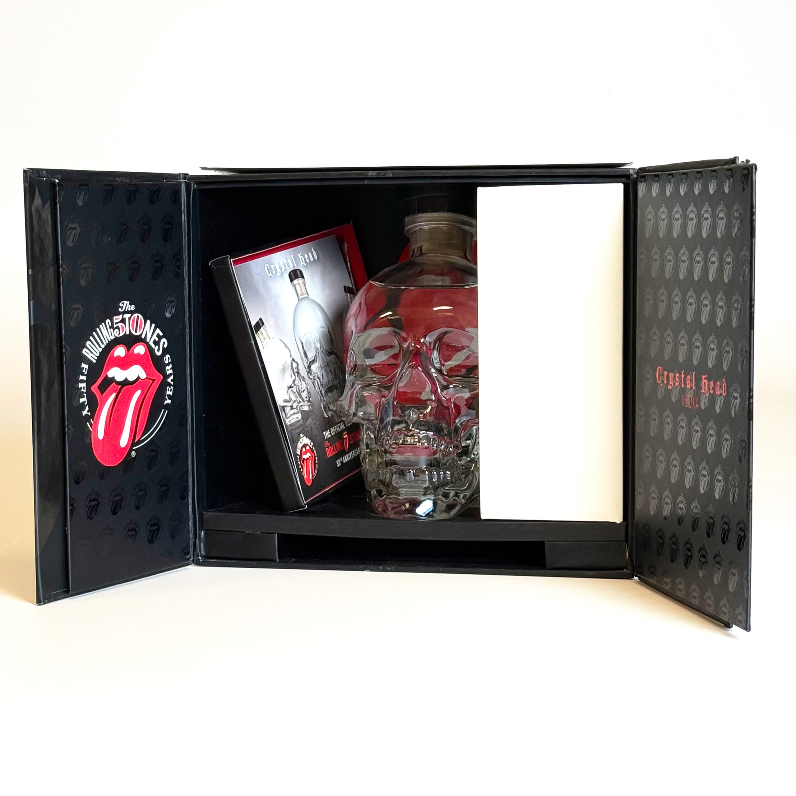 CRYSTAL HEAD VODKA, THE ROLLING STONES 50TH ANNIVERSARY COMMEMORATIVE PACK (TWEEDEHANDS)