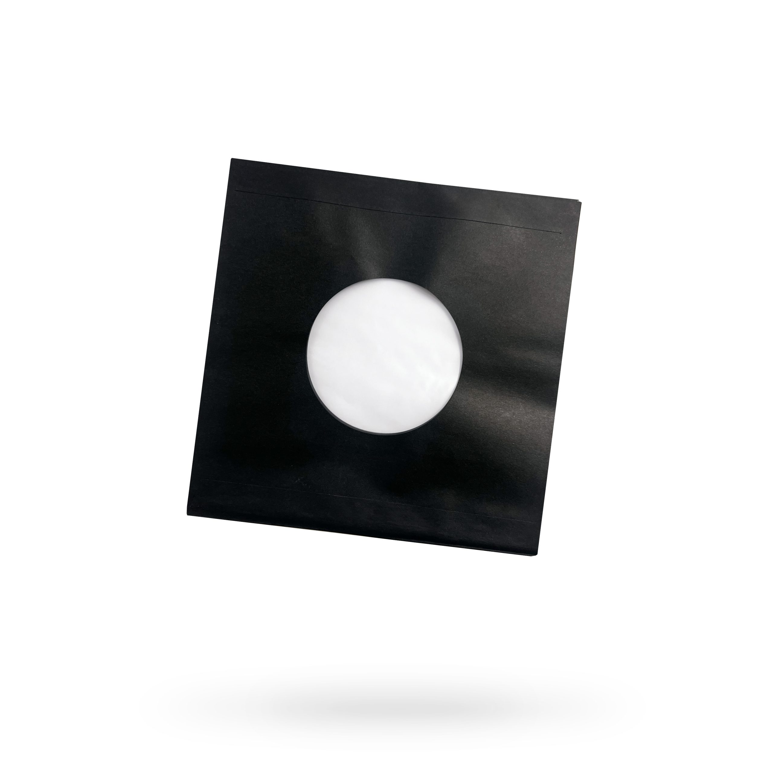 10 DELUXE SINGLE (7″) BINNENHOEZEN MET KUNSTSTOFVOERING (ZWART)